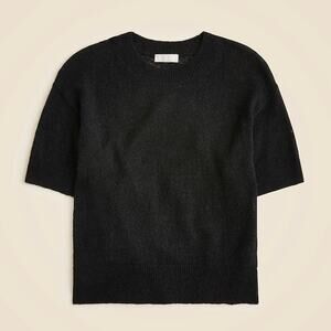 J.Crew Alpaca Blend Oversized Sweater T Shirt Black Size Small NWT